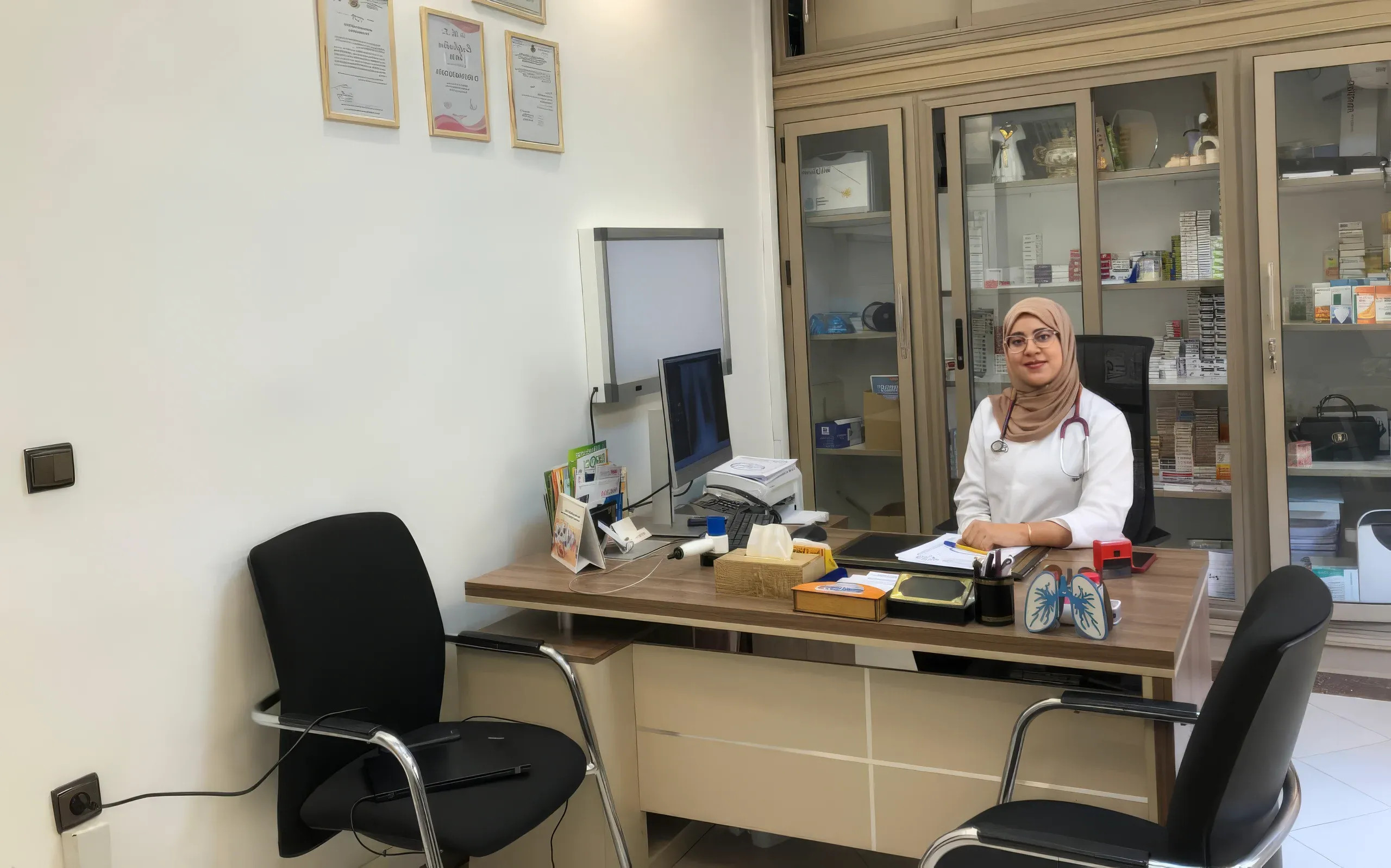 cabinet du dr Sara Kechnaoui - salle de consultation à Béni Mellal